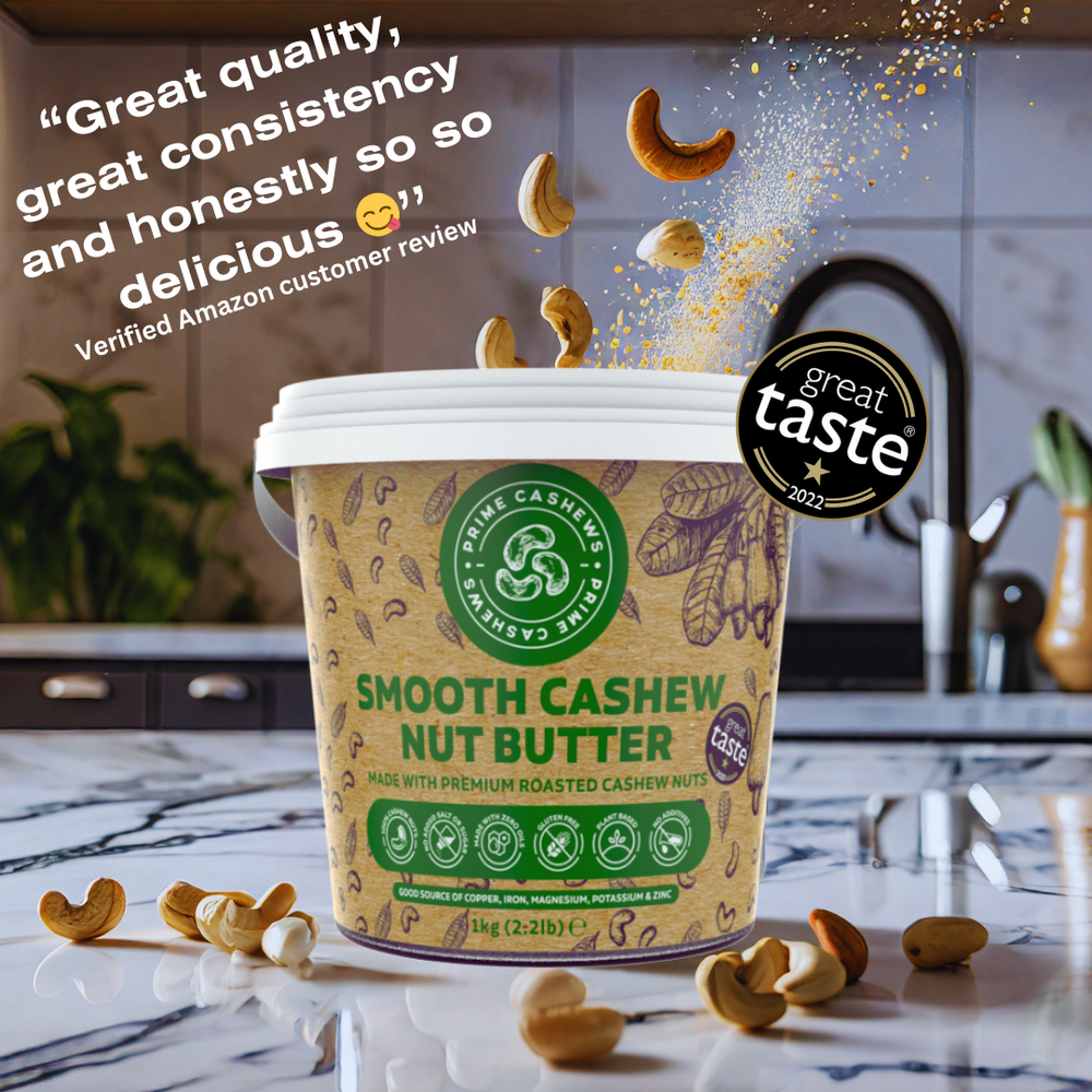 Smooth & Crunchy Cashew Butter Bundle - Prime Earth Foods 