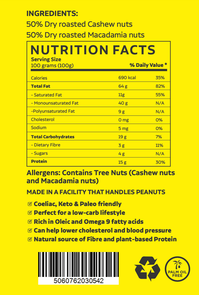Smooth Cashew and Macadamia Nut Butter - Prime Earth Foods 