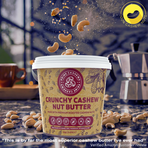 Crunchy Cashew Nut Butter 1kg - Prime Earth Foods 