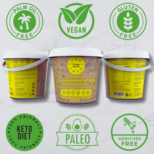 Smooth Cashew and Macadamia Nut Butter - Prime Earth Foods 