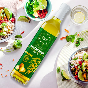Cold Pressed Extra Virgin Macadamia Nut Oil 500ml (x2 pack)