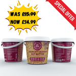Crunchy Cashew Nut Butter 1kg - Prime Earth Foods 