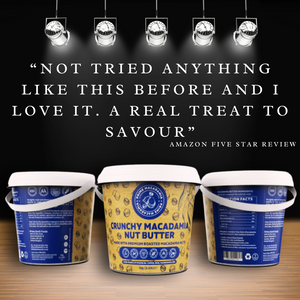 Crunchy Macadamia Nut Butter 1kg - Prime Earth Foods 