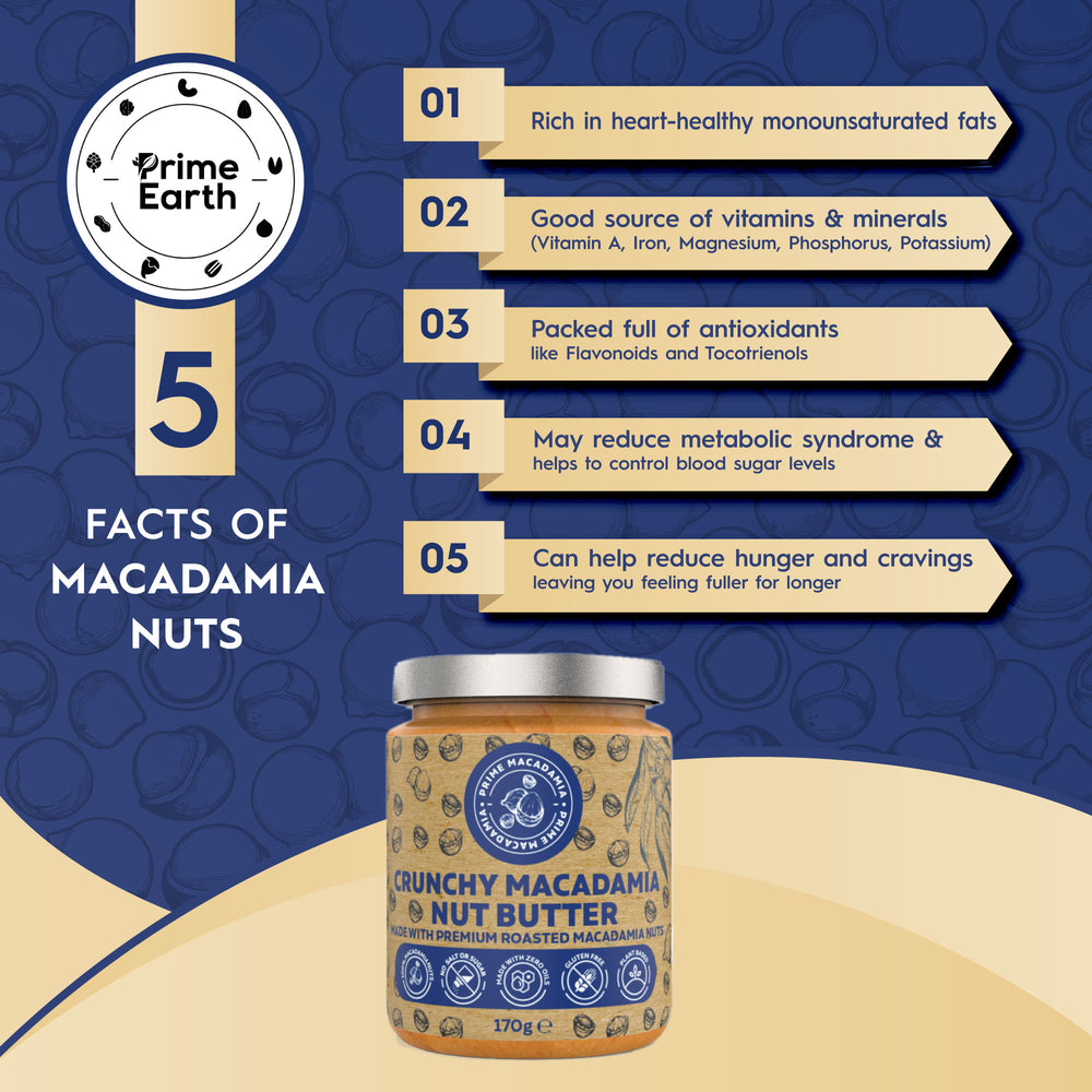 Crunchy Macadamia Nut Butter 170g