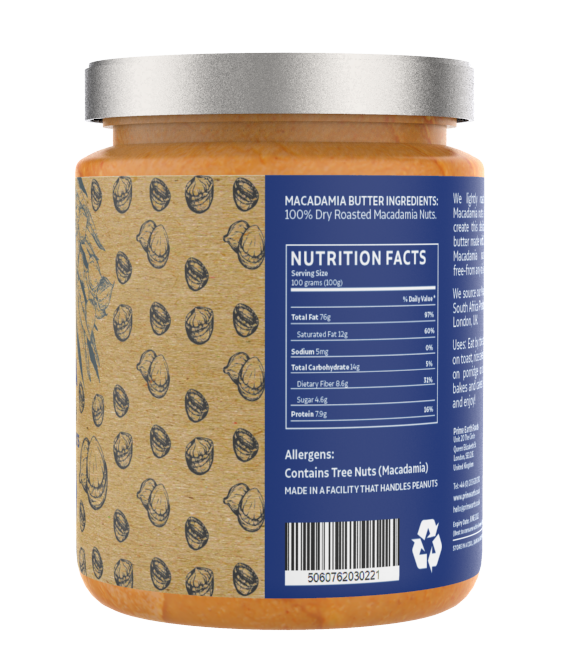 Crunchy Macadamia Nut Butter 170g