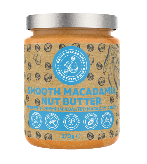 Smooth Macadamia Nut Butter 170g