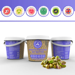 Smooth Pistachio Nut Butter 1kg Tub - Prime Earth Foods 