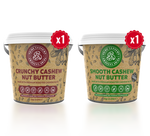 Smooth & Crunchy Cashew Butter Bundle - Prime Earth Foods 