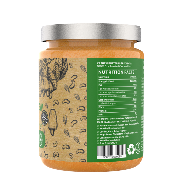 Smooth Cashew Nut Butter 450g