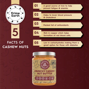 Crunchy Cashew Nut Butter 450g