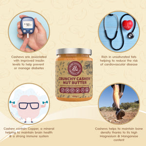 Crunchy Cashew Nut Butter 450g
