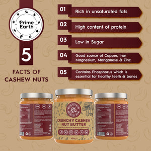 Crunchy Cashew Nut Butter 450g
