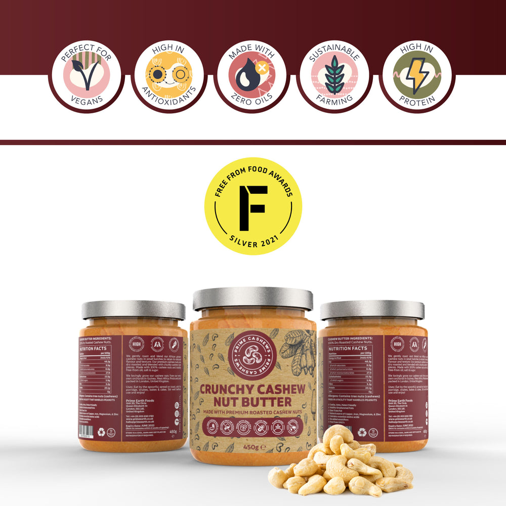 Crunchy Cashew Nut Butter 450g